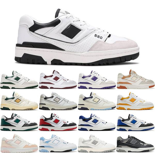

new running shoes white green grey n550 bb 550s sea salt black rich paul oreo unc au lait syracuse silver 550s mens trainer sport sneakers