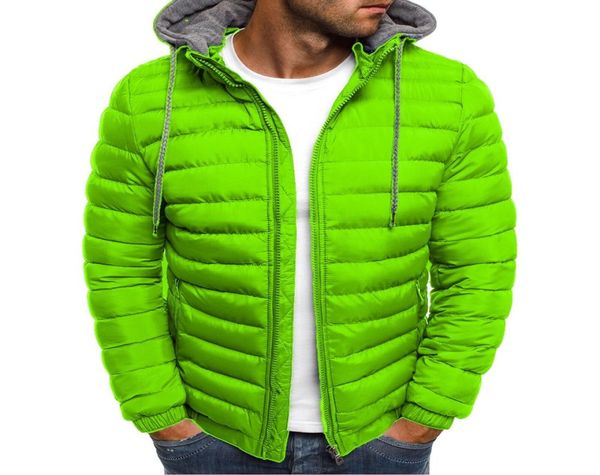 

zogaa winter jacket men hooded coat causal zipper men039s jackets parka warm clothes men streetwear clothing for 20195433422, Black