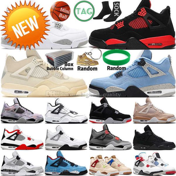 

og sail oreo black cat 4 4s men basketball shoes bred university blue fire red thunder white cement starfish wild things metallic diy mens