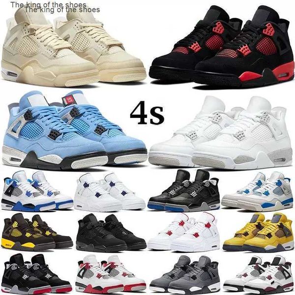 

jumpman 4 retro basketball shoes bred 4s unc black cat university blue the cactus white grey mens pure royalty men sport sneakers eur 36-47