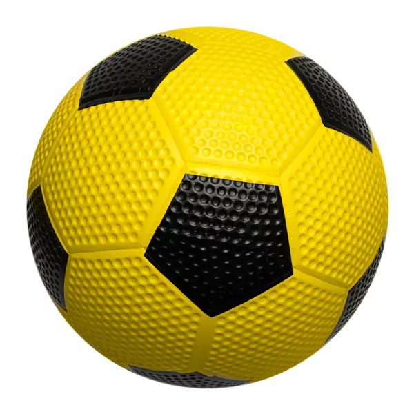 

balls size 5# bright yellow golf surface natural rubber football soccer ball