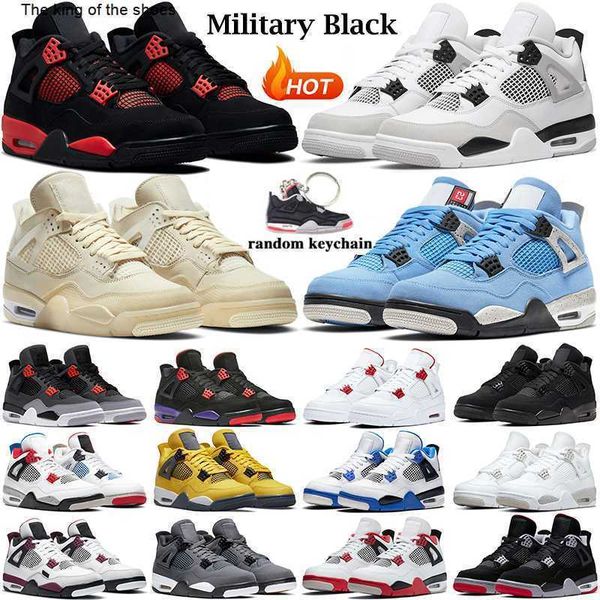 

jumpman 4 basketball shoes for men women 4s military black cat sail red thunder white oreo cactus jack blue university infrared cool grey