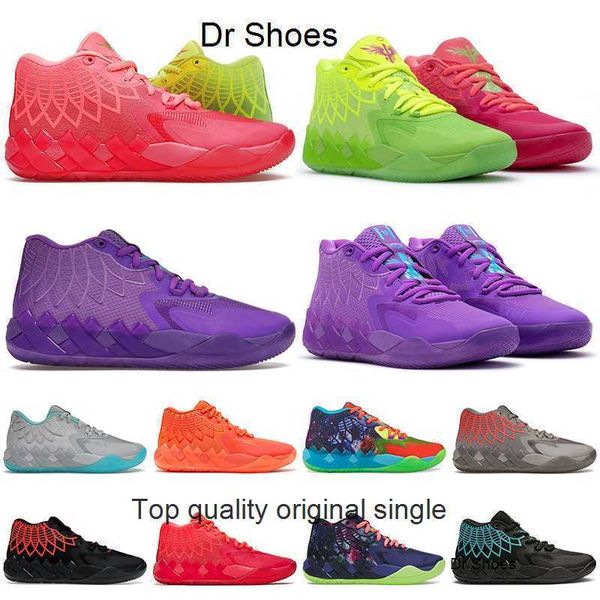 

2022 lamelo ball mb.01 basketball shoes rick and morty queen city trainers sneakers sports