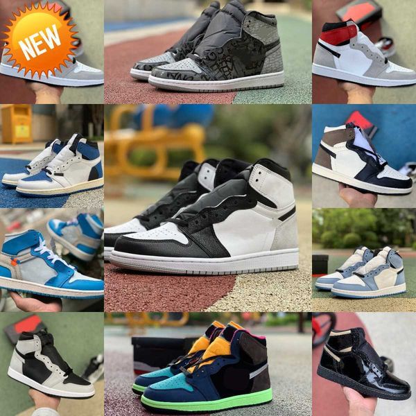 

og 2023 2023 jumpman 1 1s high sports basketball shoes men women stage haze fragment bio hack shadow 2.0 bred patent turbo green hyper royal