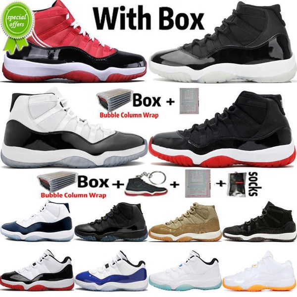 

puff og 2021 jumpman high low 11 og 11s 25th anniversary mens basketball shoes legend blue unc concord 45 bred wmns pantone men sports women, Black