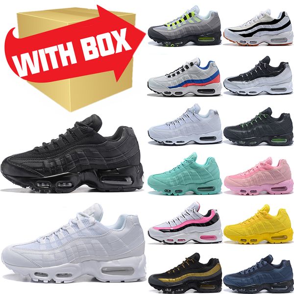 

airmax 95 running shoes 95s triple black corduroy navy blue patch og neon black and green pink suede gold blue solar red ultramarine mens wo