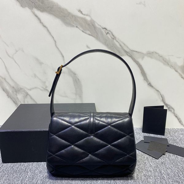 

2022 new women luxury underarm shoulder bags handbag messenger bags ladies classic brand black white lattice stripe female crossbody bolsa