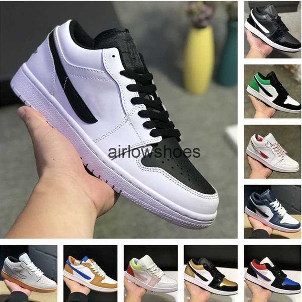 

mens 1 basketball shoes jumpman low 1s women yellow banned bred chicago black toe court purple pine green unc sneakers size 36-45