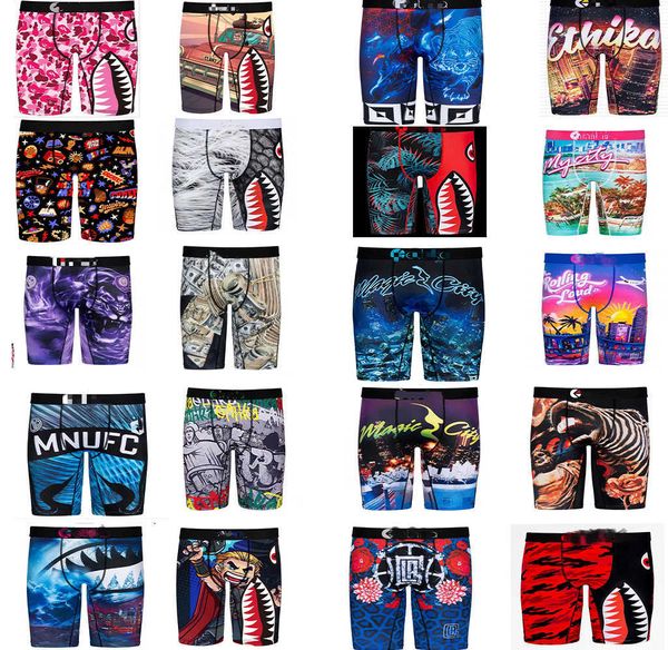 

designer summer new trendy men boy shorts pants underwear boxers quick dry underpants with package, White;black