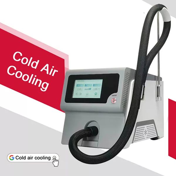 

cryo cold air skin cooling system machine airs cold to -20 degree skins cooler equipment for comfortable safe laser treatments, Black