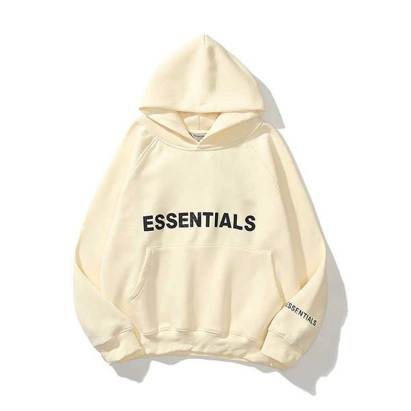 

essentials hoodie men women casual sports cool hoodies printed fleece pullover autumn winter warm hip hop sportswear, Black