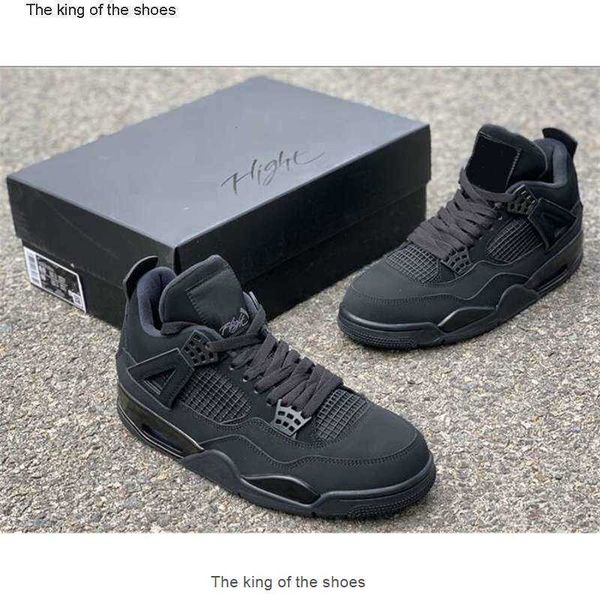 

4 black cat version se neon 4s unc men basketball shoes size 40-47 sneakers