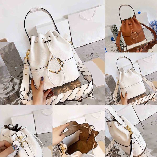 

womens shopping bags shoulder designer handbags tote women bucket leather handbag crossbody female purses 220621