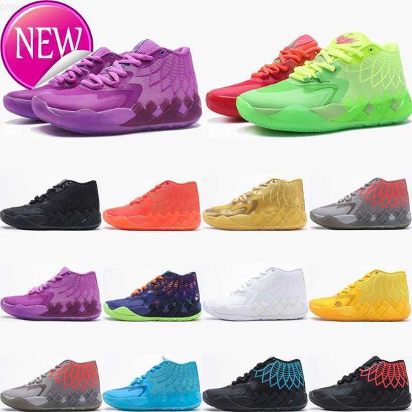 

oglamelo ball mb.01 men basketball shoes black blast galaxy mens trainers sports sneakers