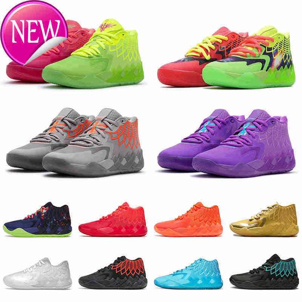 

oglamelo ball 1 mb.01 men basketball shoes fashion sneaker black blast buzz city lo ufo not from here queen city rick and morty rock ridge r