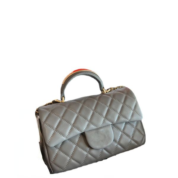 

classic ling plaid single shoulder bag fashion designer handbag.the metal handle