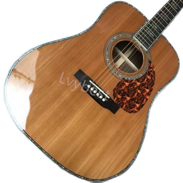 

lvyelectric guitar custom cedar 41 inch dreadnought d style acoustic guitar