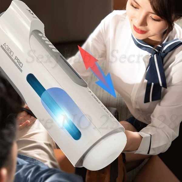 

toys massager leten automatic piston telescopic heating sucking male masturbator cup voice interaction machine toys for man