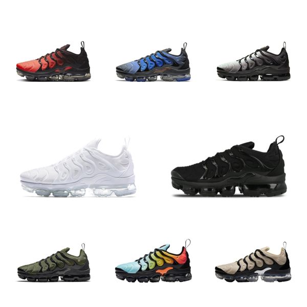 

men's max plus tn fashion casual running shoes women air cushion sneakers .original quality.