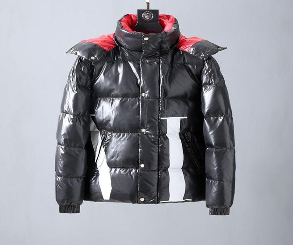 

duyou 2 in 1 removable hood men039s twowear hooded down jacket d4194125515962623, Black