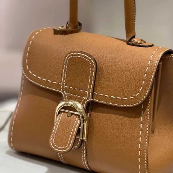 

bags handbags delv belgium classic leather elegant fashion designer luxury 2022 buckle handheld diagonal women's cowhide one shoulder