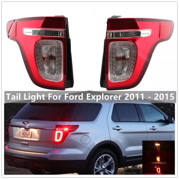 

led rear brake tail light for ford explorer 20 11-20 15 turn signal warning slamp car accessories