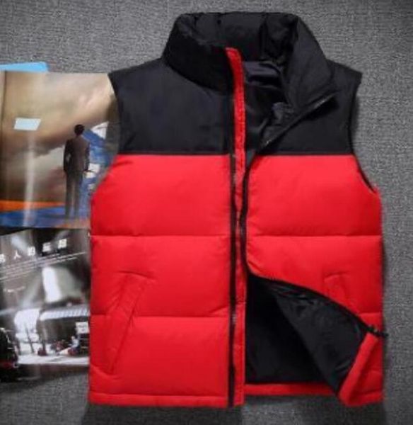 

winter men down vests hoodies jackets camping windproof ski warm down coat outdoor casual hooded sportswear face vest5903342, Black;white