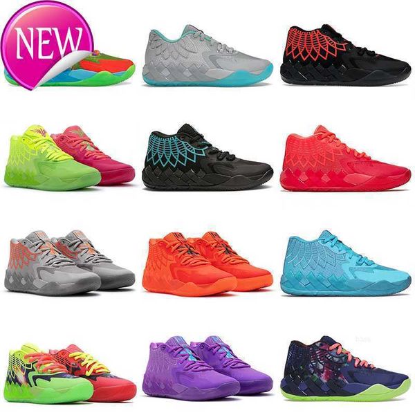 

oglamelo ball 1 basketball shoes mb.01 be you lo ufo black blast rick and morty mens sneakers 40-46