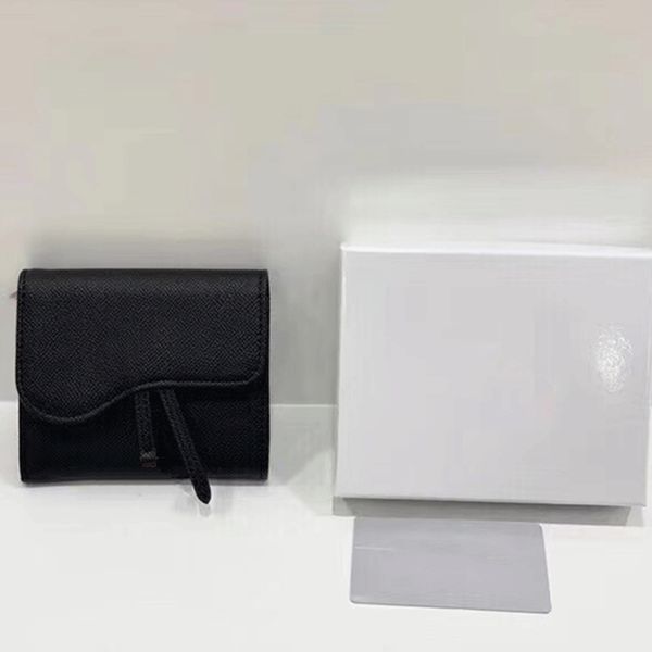 

luxury designer wallet women card bag leather wallet for men holders classic letter solid black fashion casual with box quality very good n, Red;black