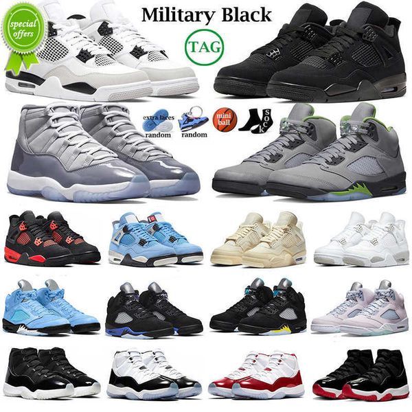 

2023 og 4s 5s 11s basketball shoes for men women 4 military black cat sail red thunder white oreo 5unc recer blue 11 cool grey bred concord
