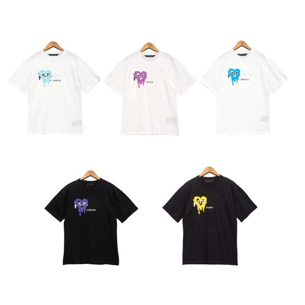 

20ss men's t-shirts designer t shirt men shirt coat fashion short sleeve summer loose clothing women's cotton material tee europea, White;black