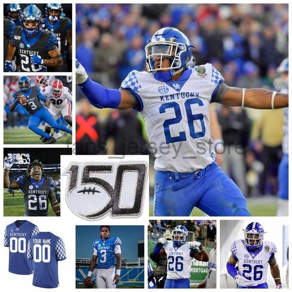

ncaa kentucky wildcats college football jerseys 2 tim couch 24 chriser rodriguez jr 10 asim rose jr, Black