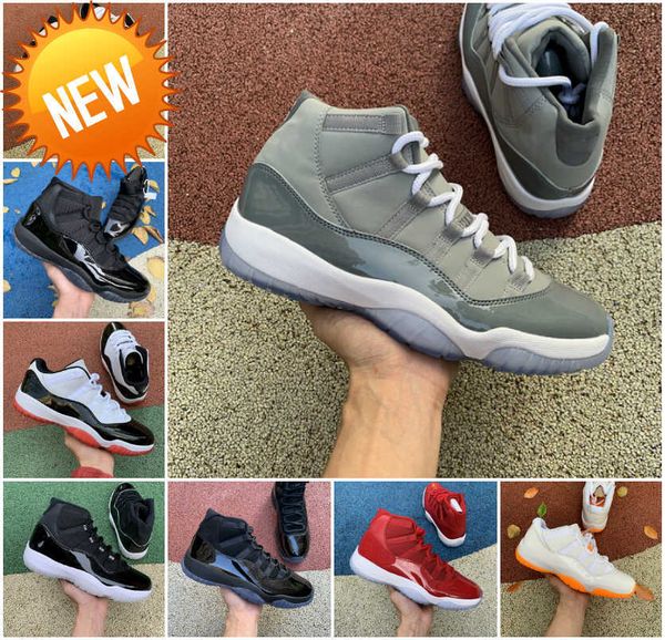 

og 2023 cool grey 11 11s og basketball shoes mens women pure violet playoffs bred legend gamma blue jumpman jubilee space jam concord 45 low