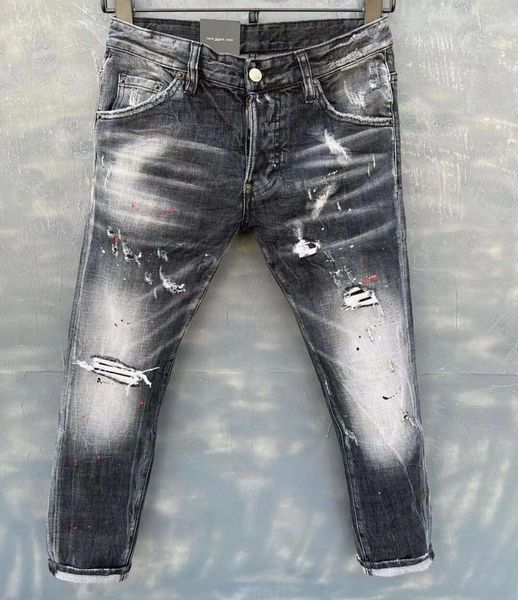 

brand of fashionable european and american men039s casual jeans highgrade washing pure hand grinding quality optimization a8290084, Blue