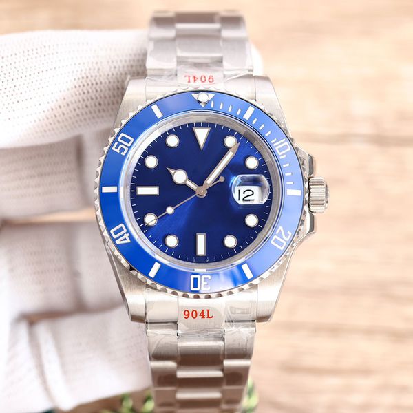 

designer mens watch automatic mechanical gliding watches 41mm ceramic waterproof watchs full stainless steel strap luminous wat, Slivery;golden