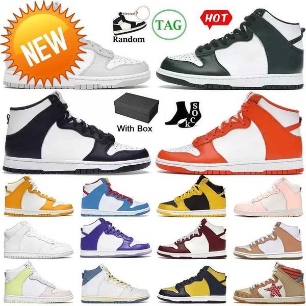 

og 2023 2022 high basketball shoes men women panda royal dark sulfur russet crimson tint lemon twist lost at sea championship navy team