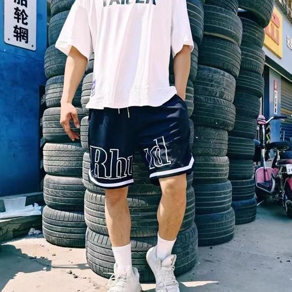 

designer summer style fashion casual zipper pants men shorts summers high street lettered drawstring reflective, White;black