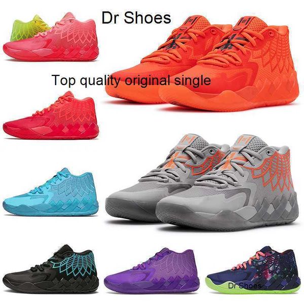 

lamelo ball mb.01 sneakers mens basketball shoes rock ridge red rick and morty trainers 40-46