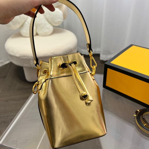 

5a designer bag womens fashion multi colored patent leather small tote drawstring single shoulder crossbody handbag