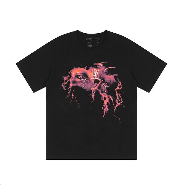 

mens fashion shirt womens print tears tees round neck designer size, White;black