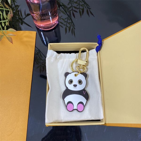 

23ss designer keychain animal fashion chain for men with box women children bucket car bags pendant letter luxury s ring, Silver