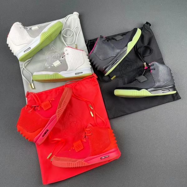 

2023 authentic outdoor shoes boots 2 ii solar nrg red october glow in the dark men sports sneakers with original box us7-13