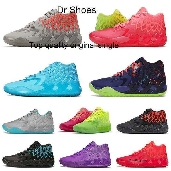 

lamelo balls mb.01 collaboration basketball shoes white silver ufo cat galaxy queen buzz city purple glimmer blue atoll red blast grey fiery
