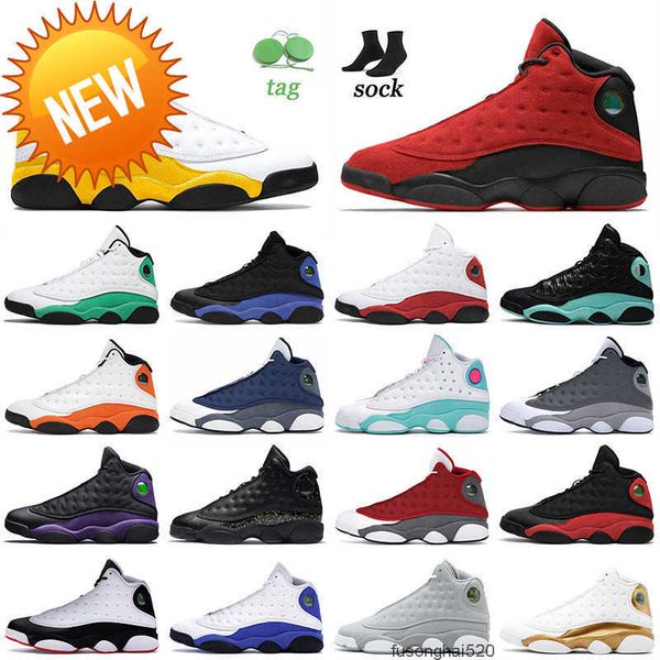 

og 13 13s xiii jumpman basketball shoes reverse bred chicago lucky green hyper royal phantom black cat olive barons trainers sneakers air