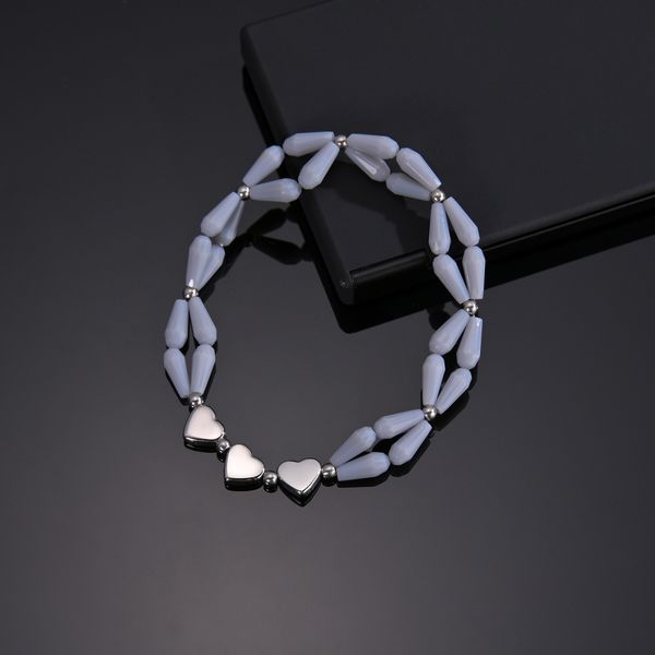 

love pentagram bracelet female stainless steel hand chain bracelets designer for women clovers woman jewelry bangle ice out custom chain jew, Golden;silver