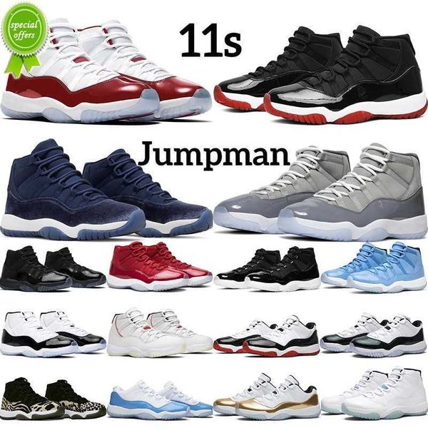 

puff og cherry 11 retro men basketball shoes midnight navy velvet jumpman 11s bred cool grey gamma blue j11 heiress womens mens trainers spo, Black