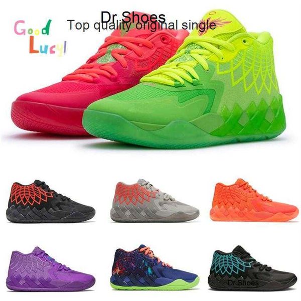 

2022 kids basketball sneaker rick and morty galaxy buzz city black blast queen citys rock ridge red not from here mb 01 spo336y