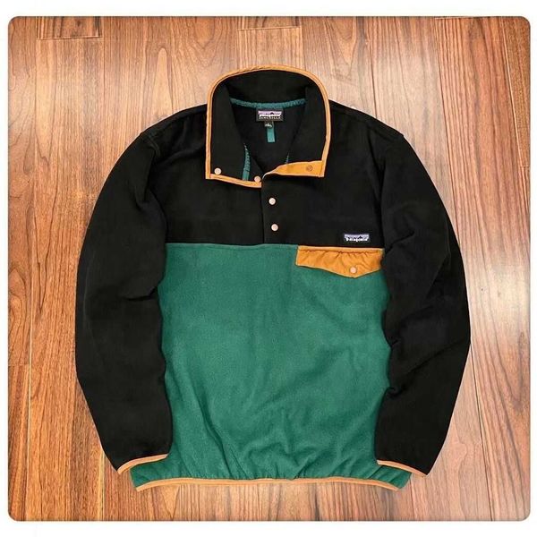 

pullover men's hoodies designer sweatshirts patagonias fleece sweater men's women's casual hoodie 66g6, Black
