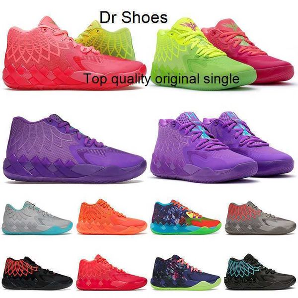

2022 lamelo ball mb.01 basketball shoes rick and morty queen city trainers sneakers sports
