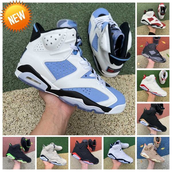 

og mens 6s unc white basketball shoes jumpman 6 red oreo mint foam midnight navy british khaki metallic silver black cat washed denim